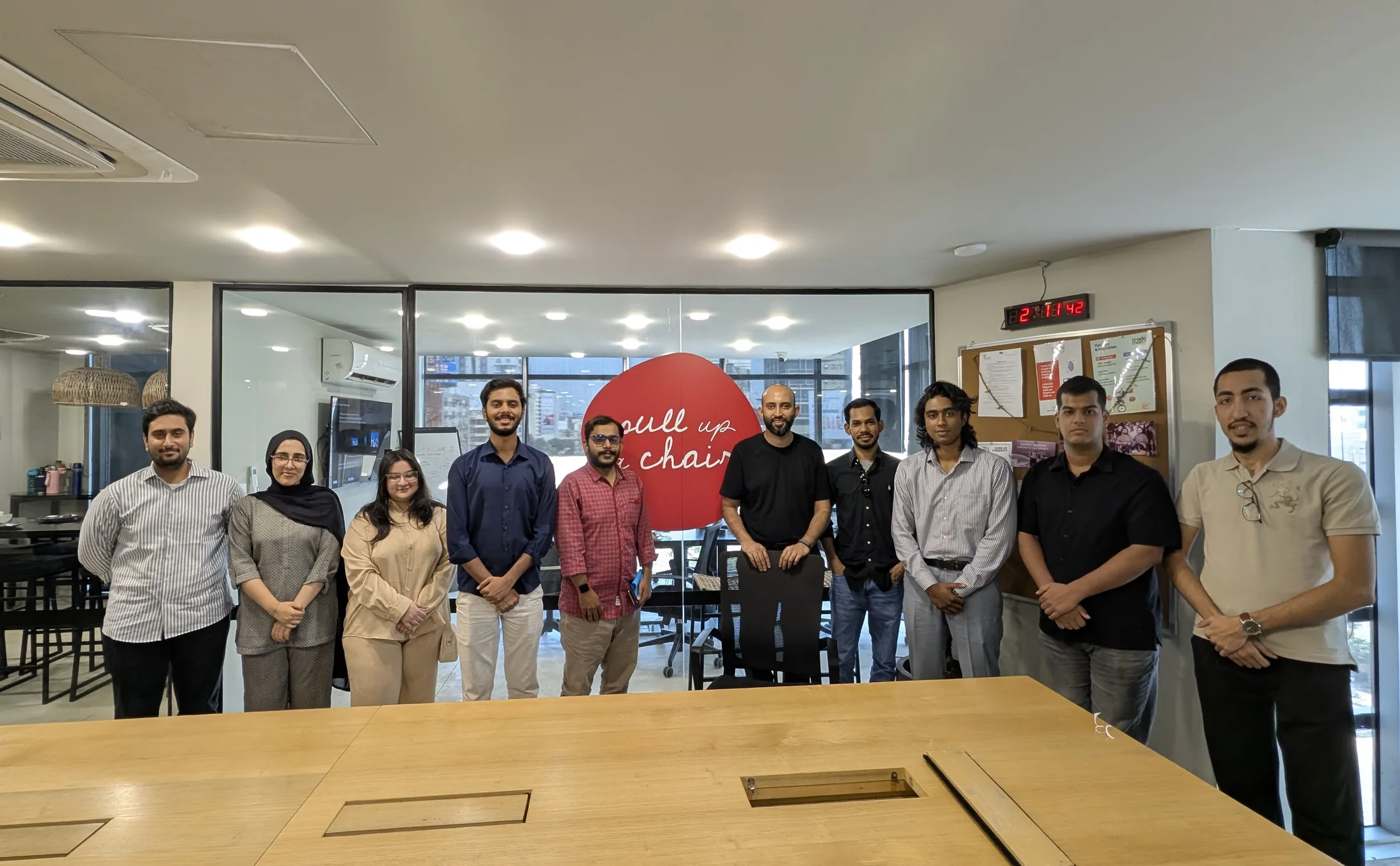 The first Pull Up A Chair group in Karachi